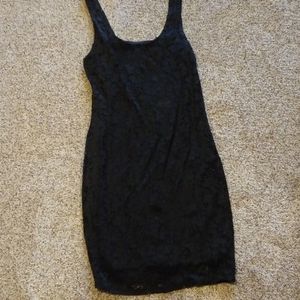 Really cute black lace dress